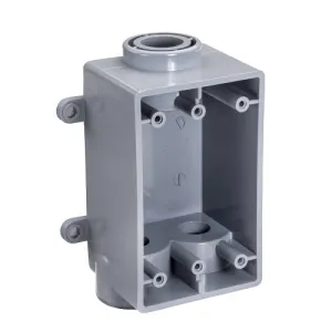 1/2 Inch FSCC-Type PVC Weatherproof Box 1301TZ (Pack of 12)