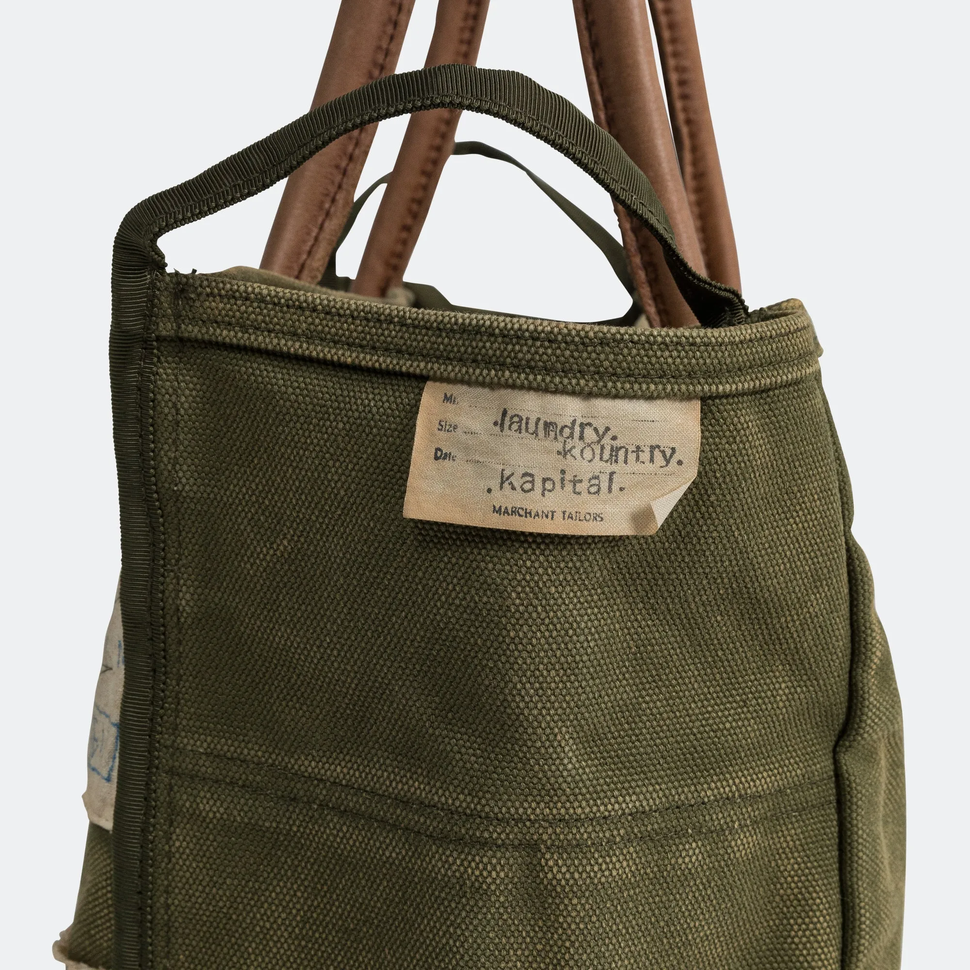#4 ARMY Canvas MILK BAG (10 Years)"XS"