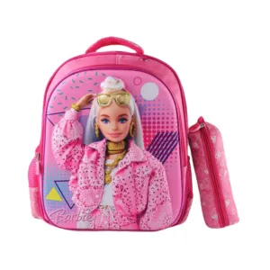 BC238 Barbie Backpack & Pencil Case