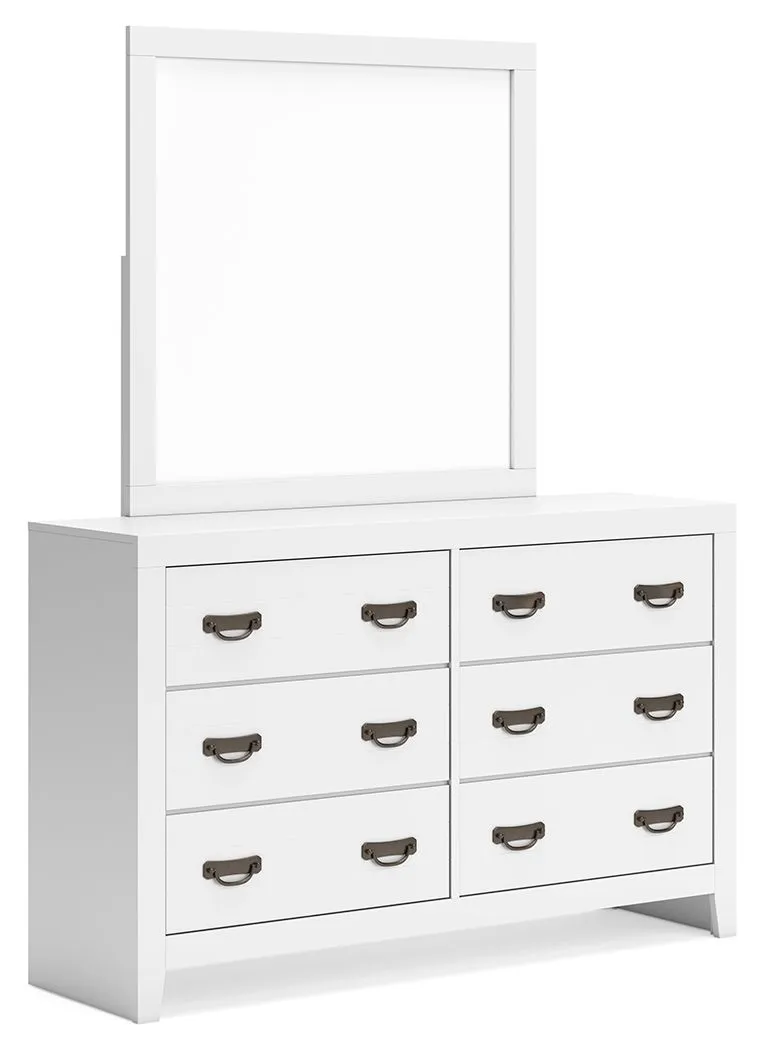 Binterglen - White - Dresser And Mirror