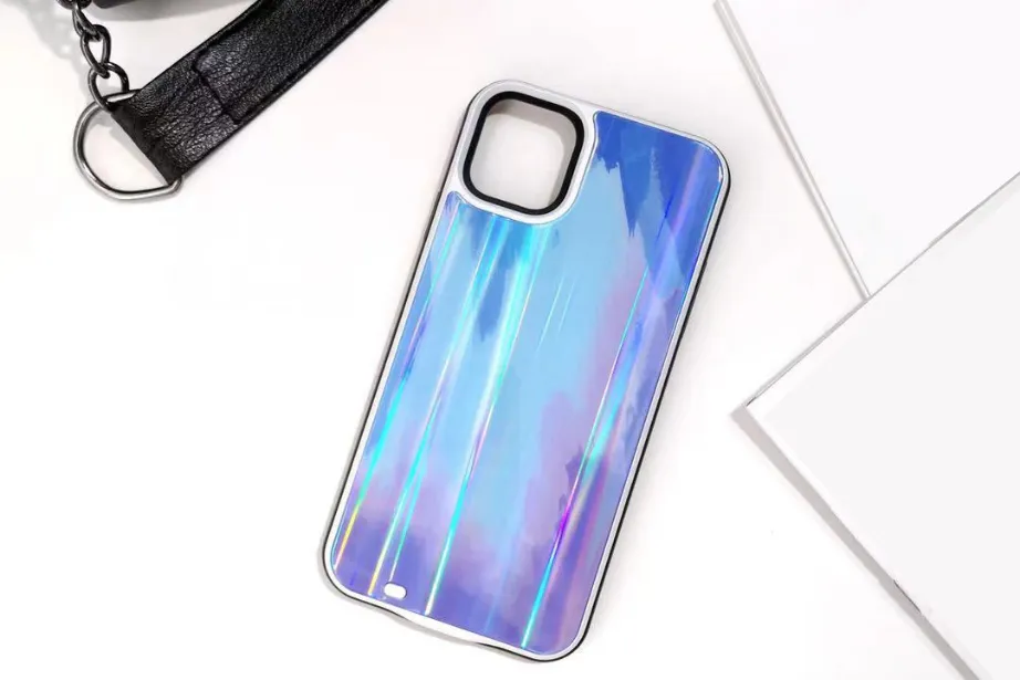 Blue Galaxy Laser Battery Case