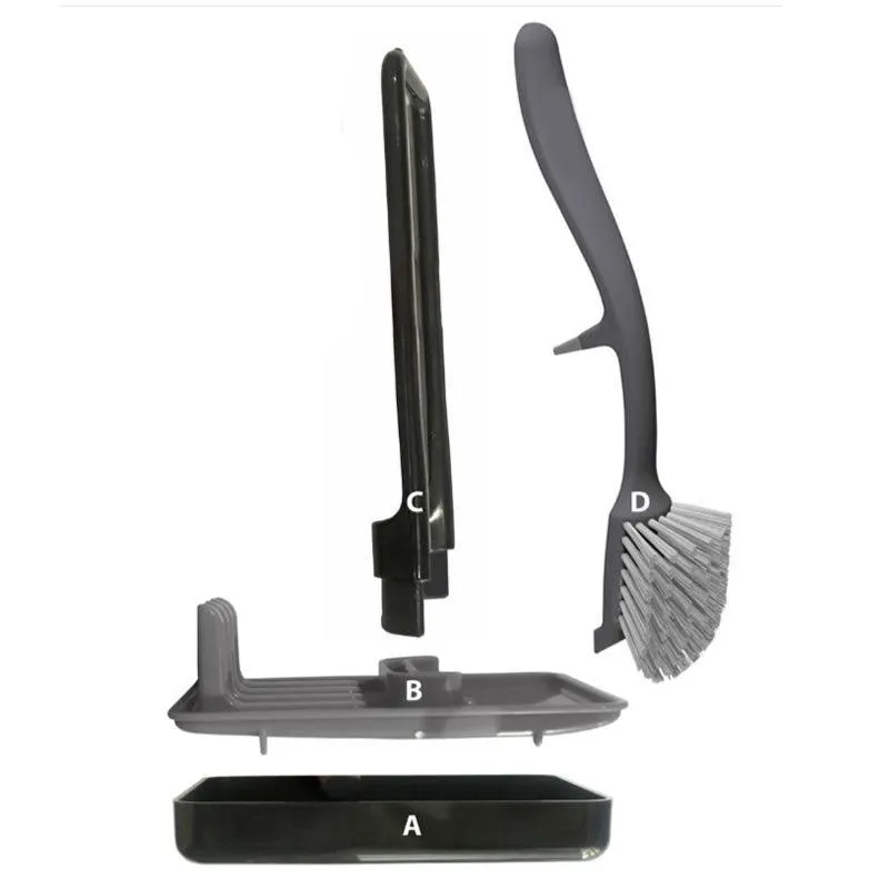 Brush With Stand Sink Cleaning Set