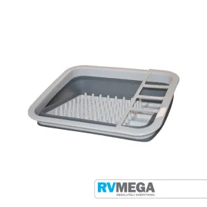 Collapse-A-Dish Drainer Grey