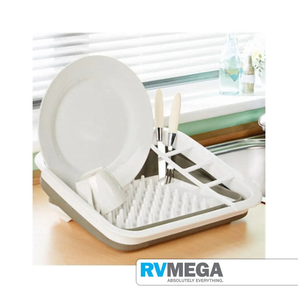 Collapse-A-Dish Drainer Grey