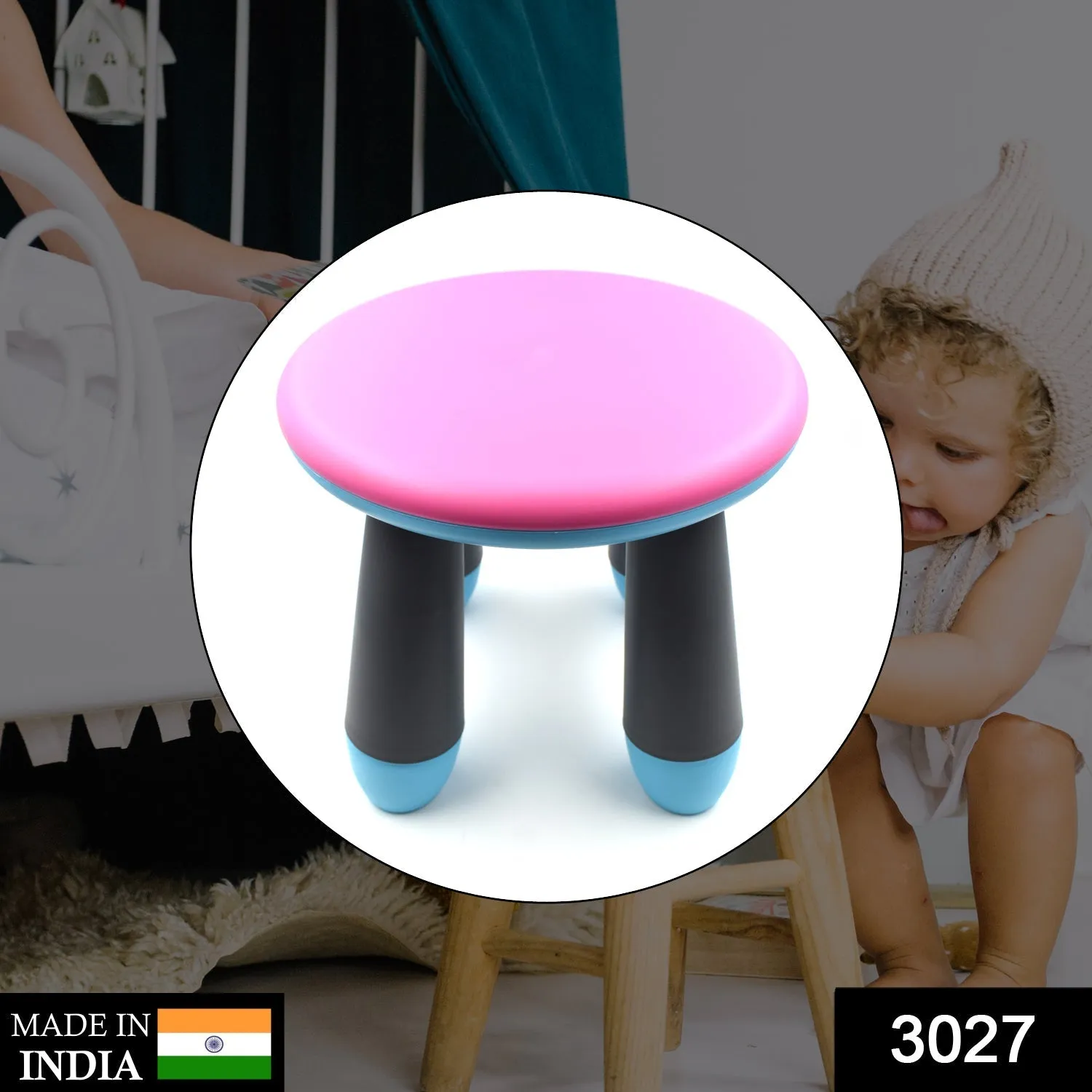 Foldable Baby Stool used in all kinds of places, specially made for kids and childrens etc.