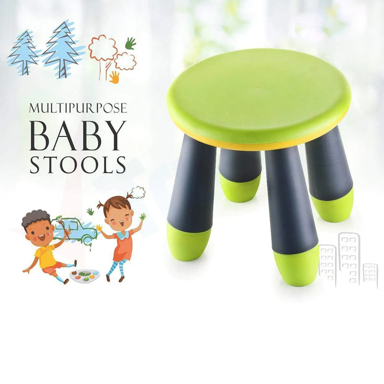 Foldable Baby Stool used in all kinds of places, specially made for kids and childrens etc.