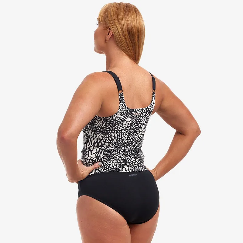 Funkita - Night Hunter - Ladies Eco Scoop Neck Tankini Top