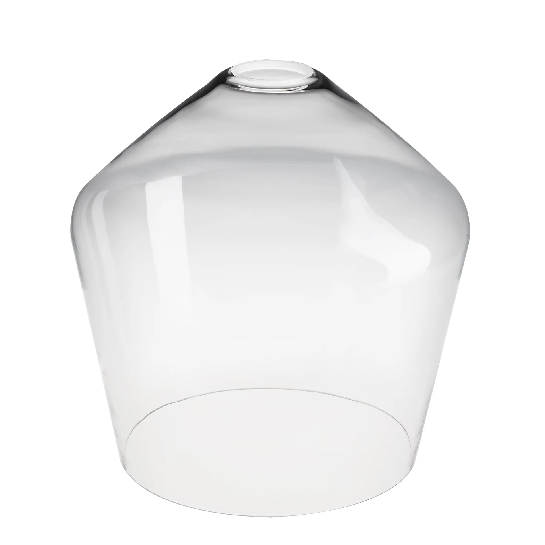 Glass Schoolhouse - 10 Inch - Clear - Shade Only
