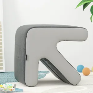 Grey Arrow Ottoman Footstool, 150kg Capacity, Artiss