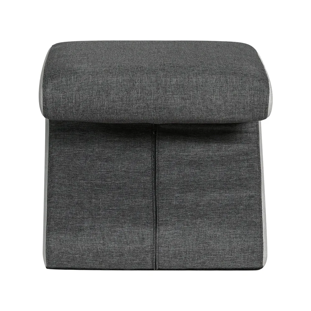 Grey Arrow Ottoman Footstool, 150kg Capacity, Artiss
