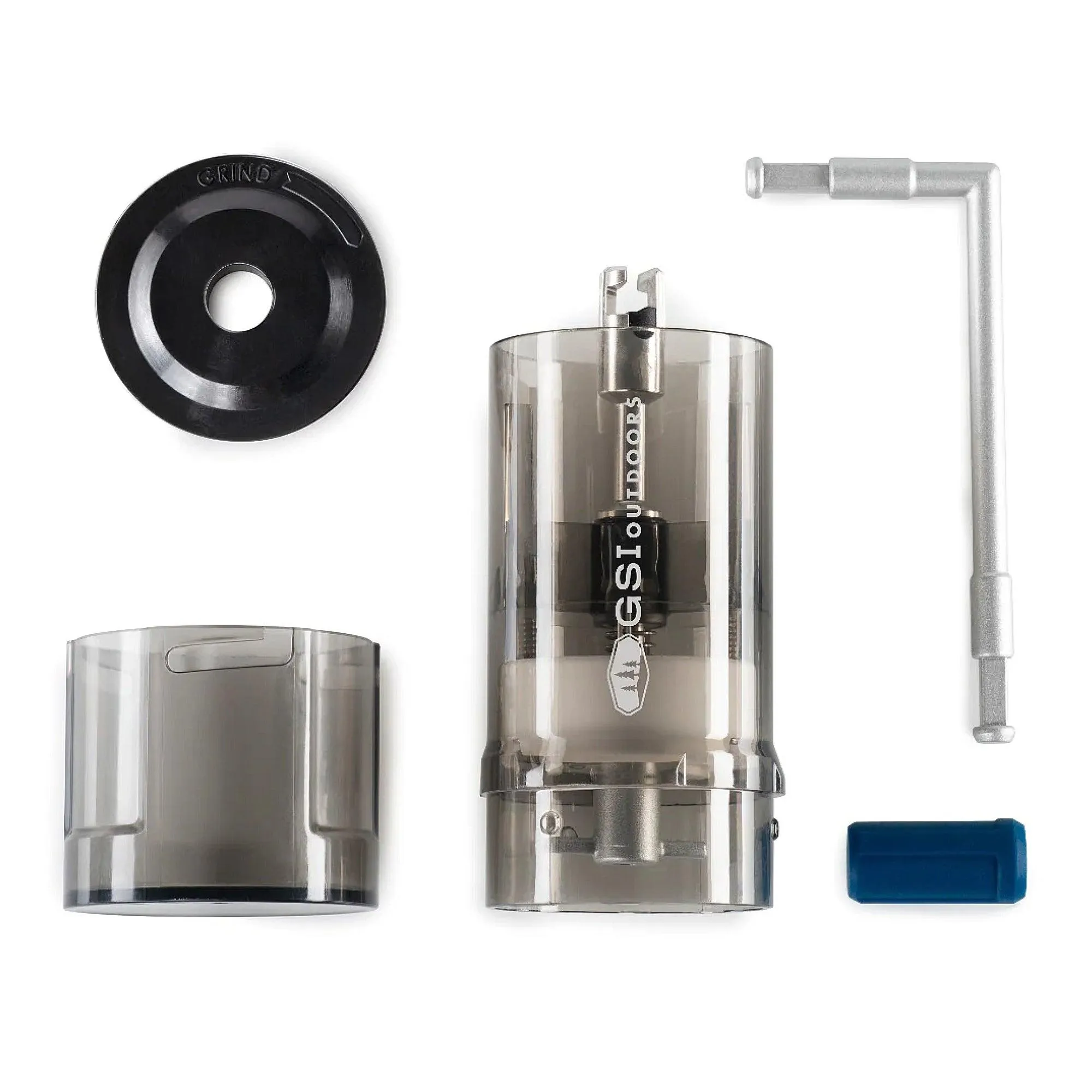 GSI Outdoors JavaGrind Manual Coffee Grinder Conical Burr Stainless Steel
