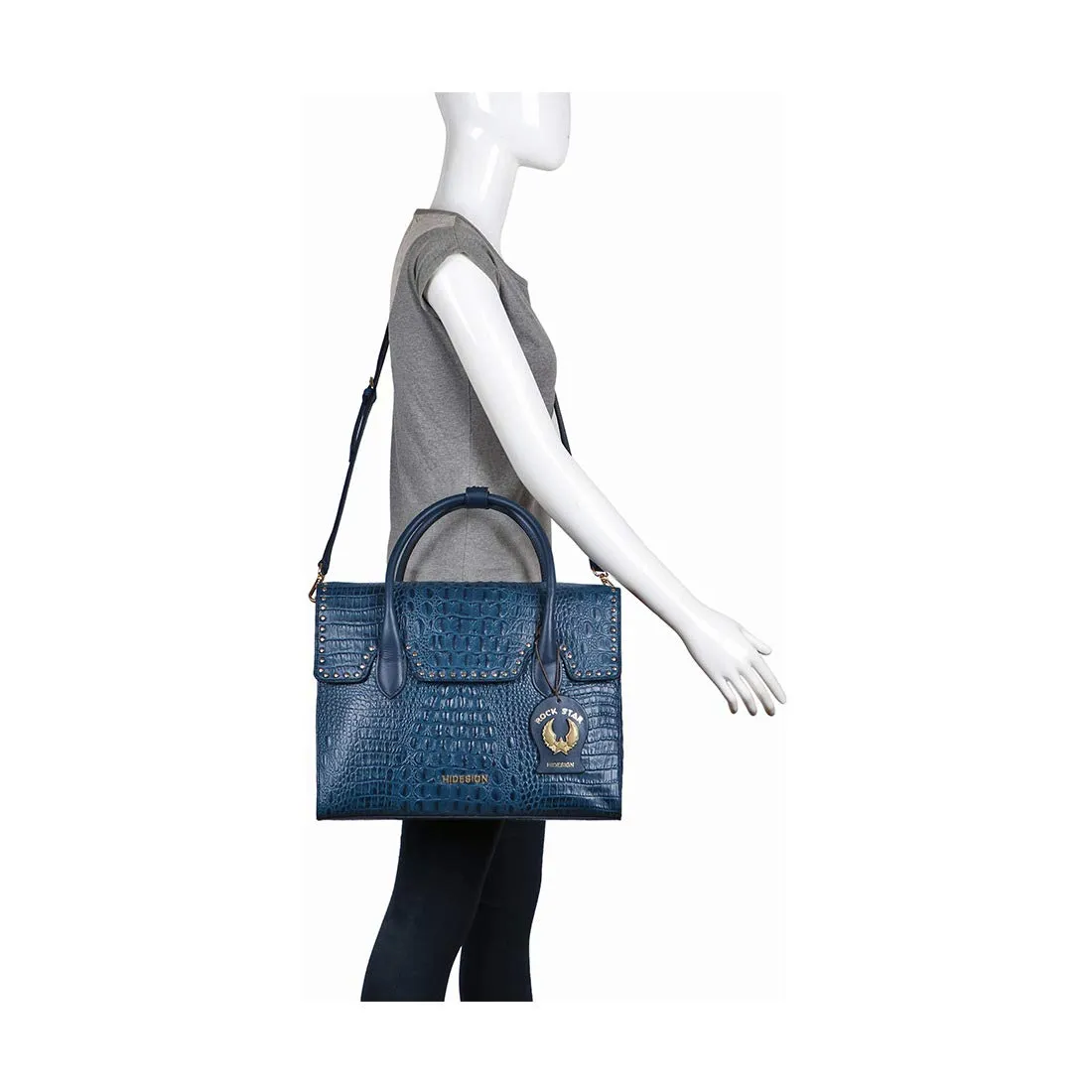 Hidesign Women's Shoulder Bag (Blue)
