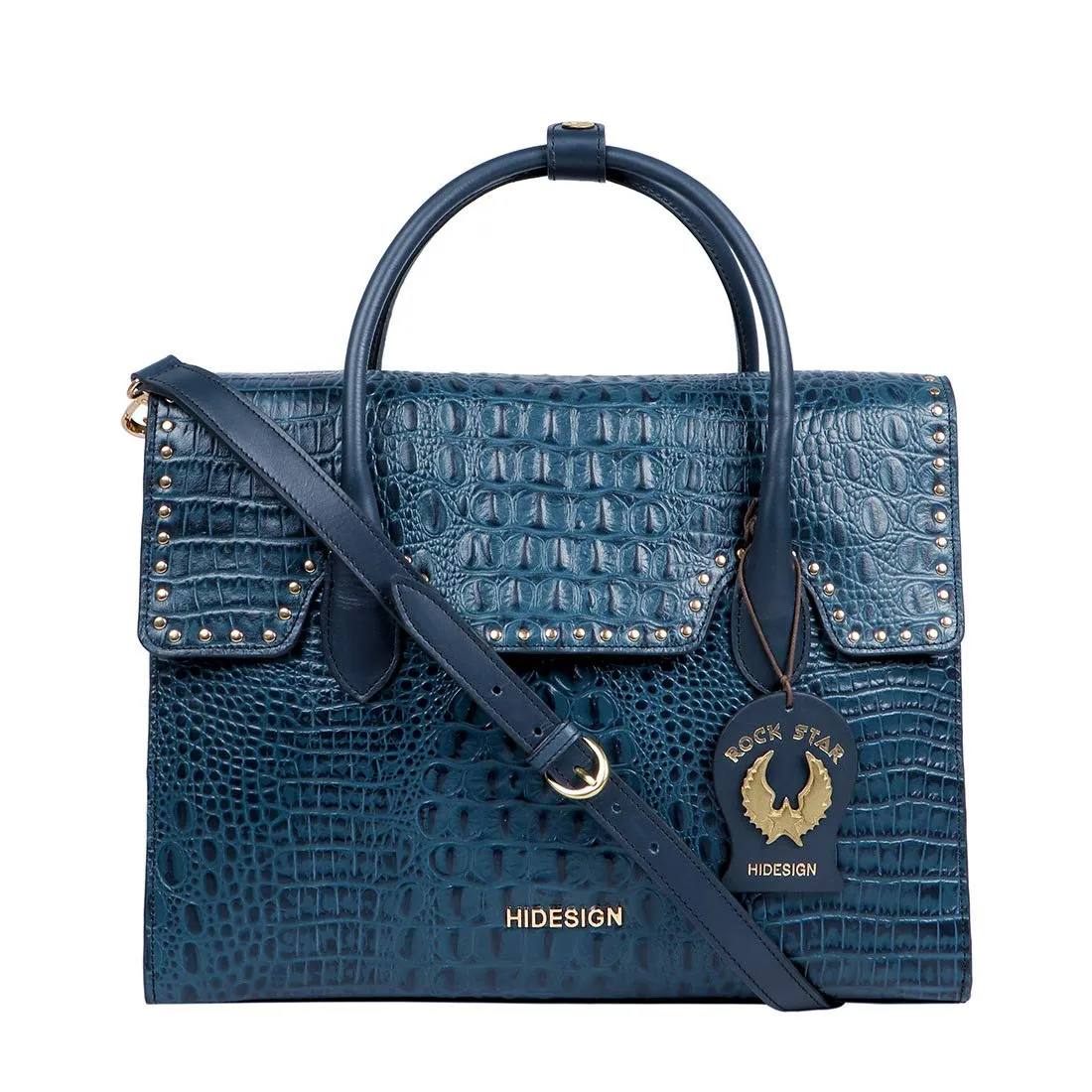 Hidesign Women's Shoulder Bag (Blue)