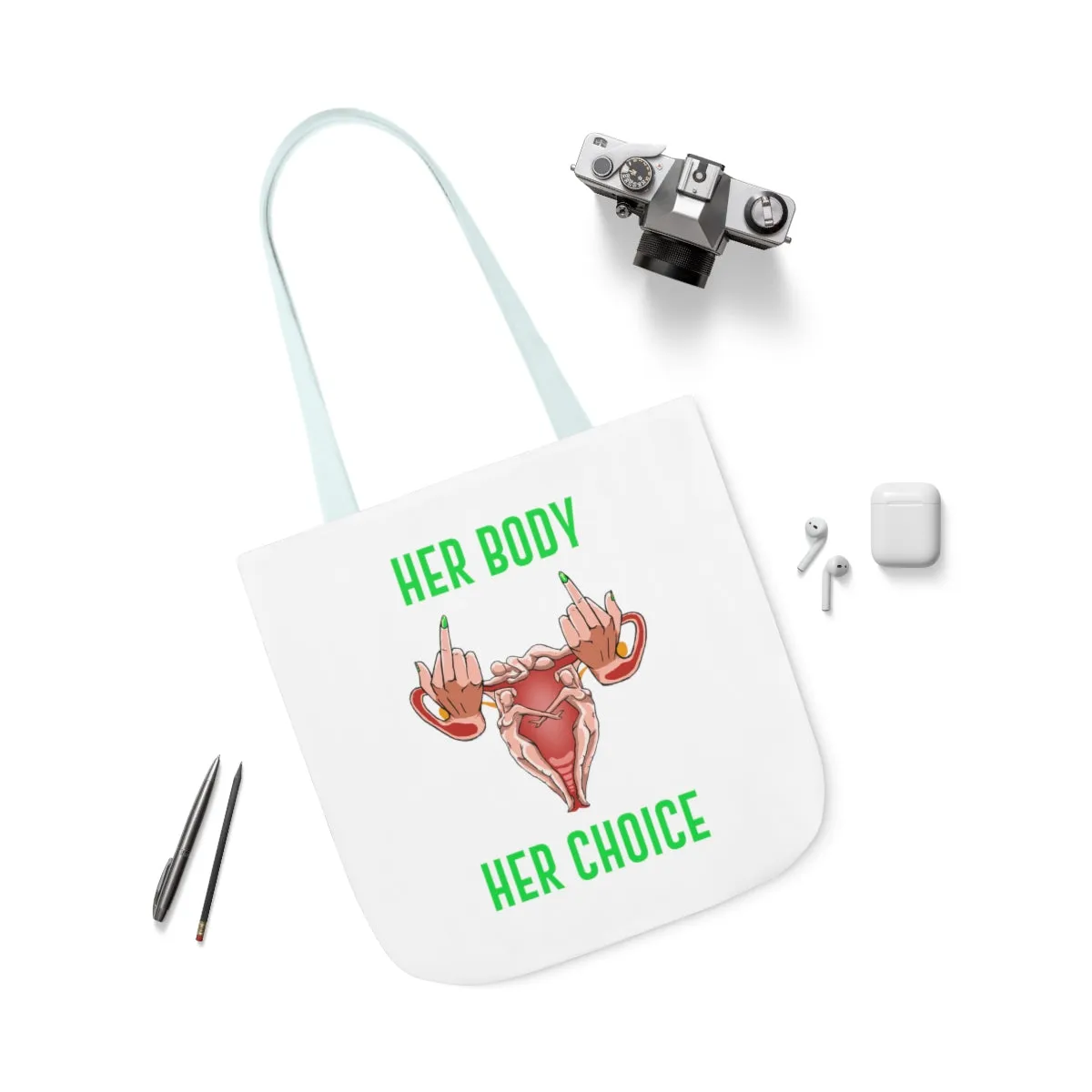 IAC  Accessories Bags  Polyester Canvas Tote Bag / Her Body Her Choice