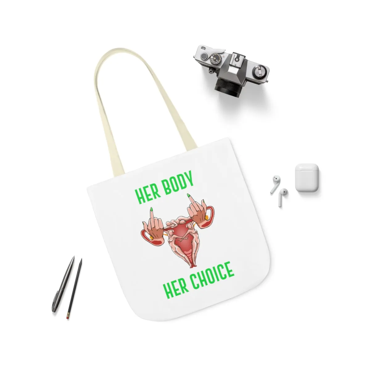 IAC  Accessories Bags  Polyester Canvas Tote Bag / Her Body Her Choice