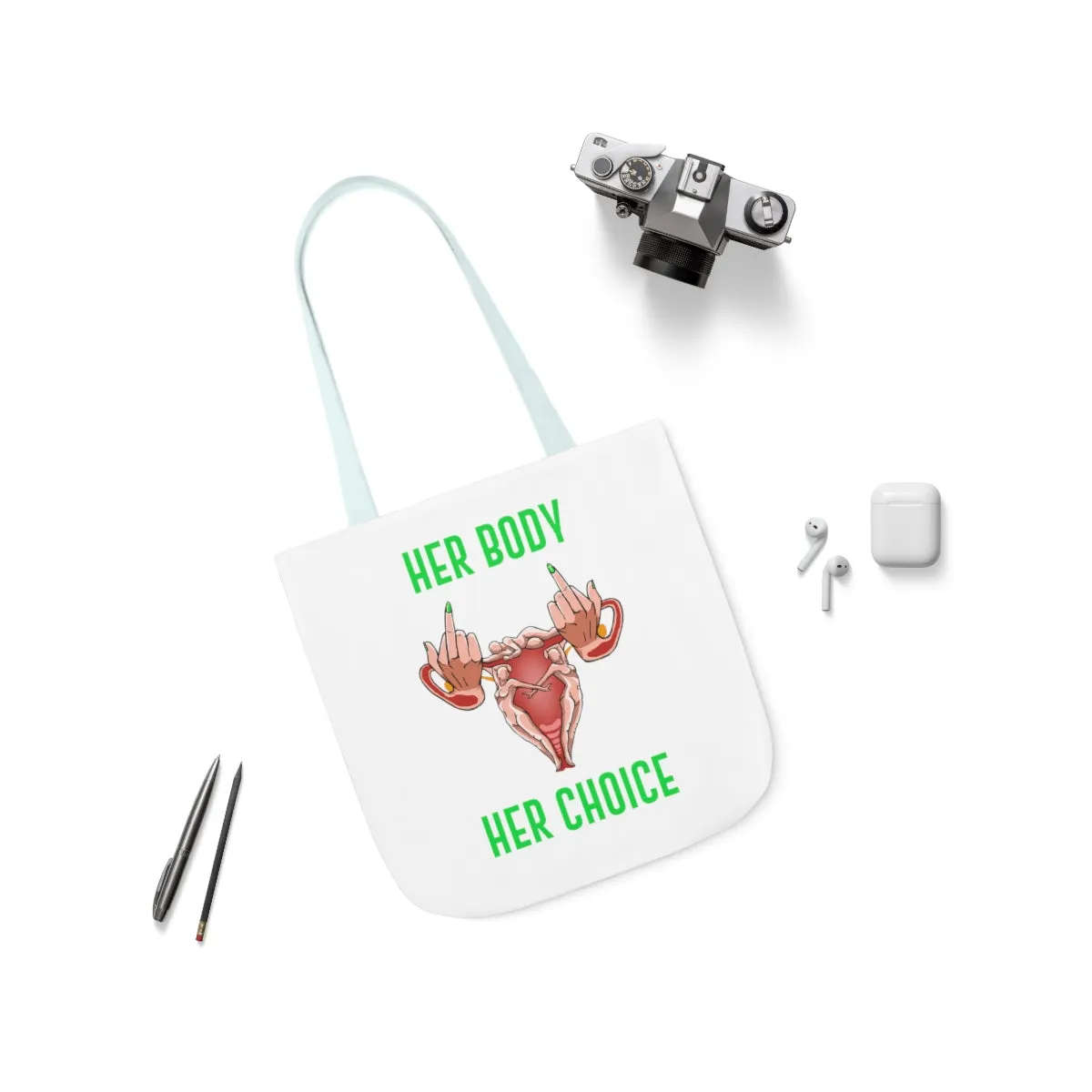 IAC  Accessories Bags  Polyester Canvas Tote Bag / Her Body Her Choice