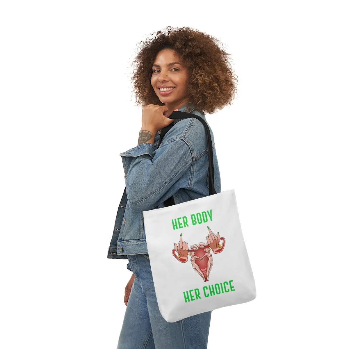 IAC  Accessories Bags  Polyester Canvas Tote Bag / Her Body Her Choice