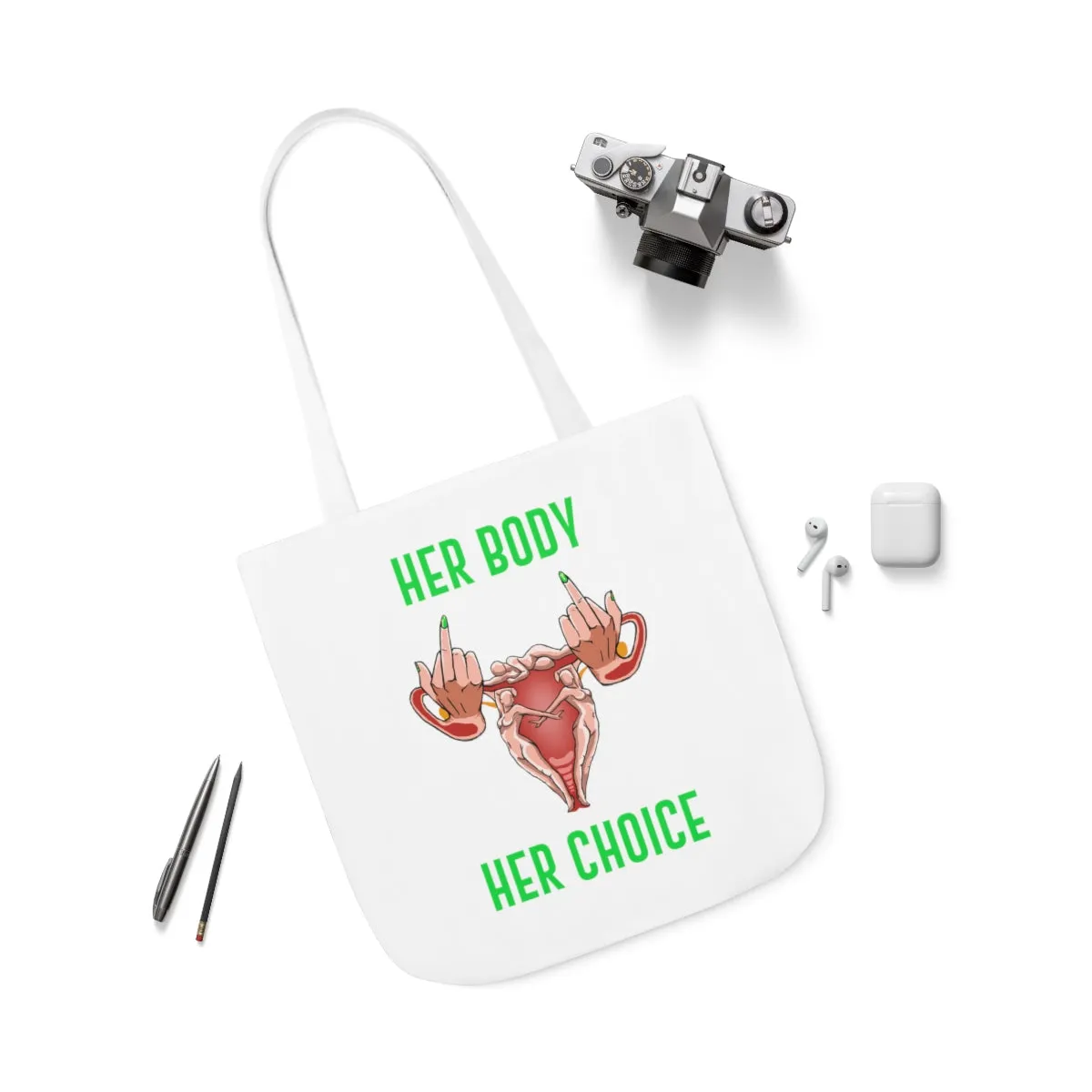 IAC  Accessories Bags  Polyester Canvas Tote Bag / Her Body Her Choice