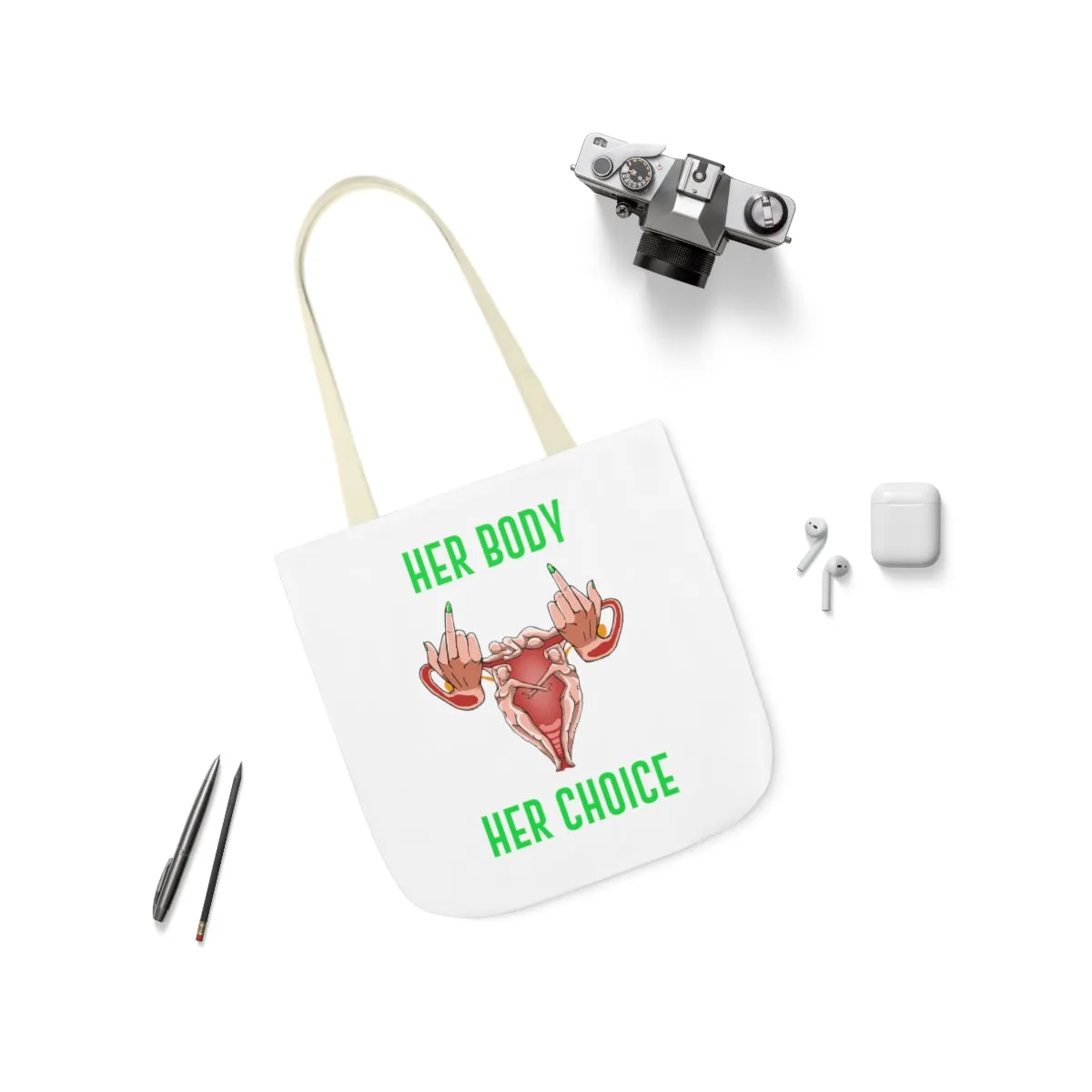 IAC  Accessories Bags  Polyester Canvas Tote Bag / Her Body Her Choice