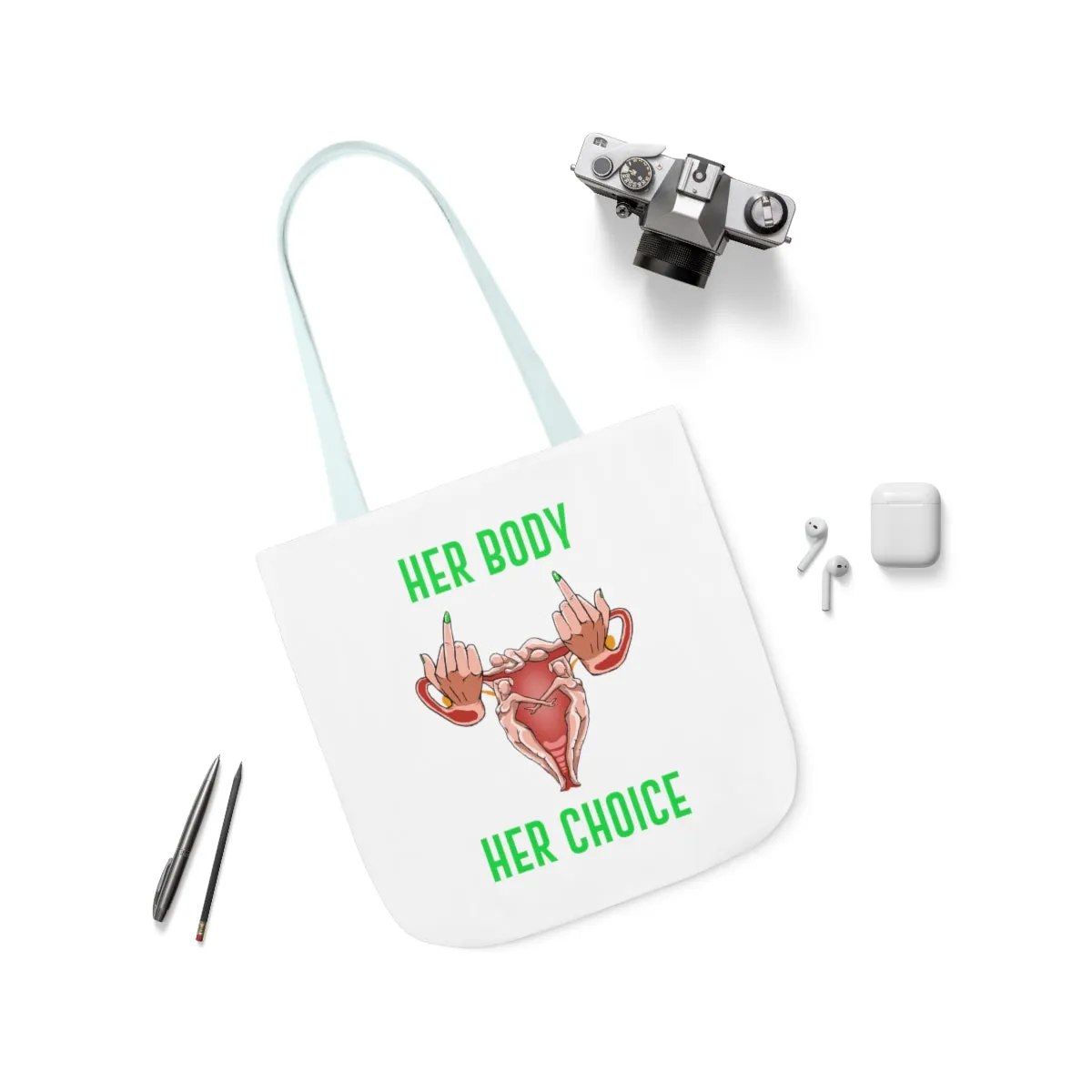 IAC  Accessories Bags  Polyester Canvas Tote Bag / Her Body Her Choice
