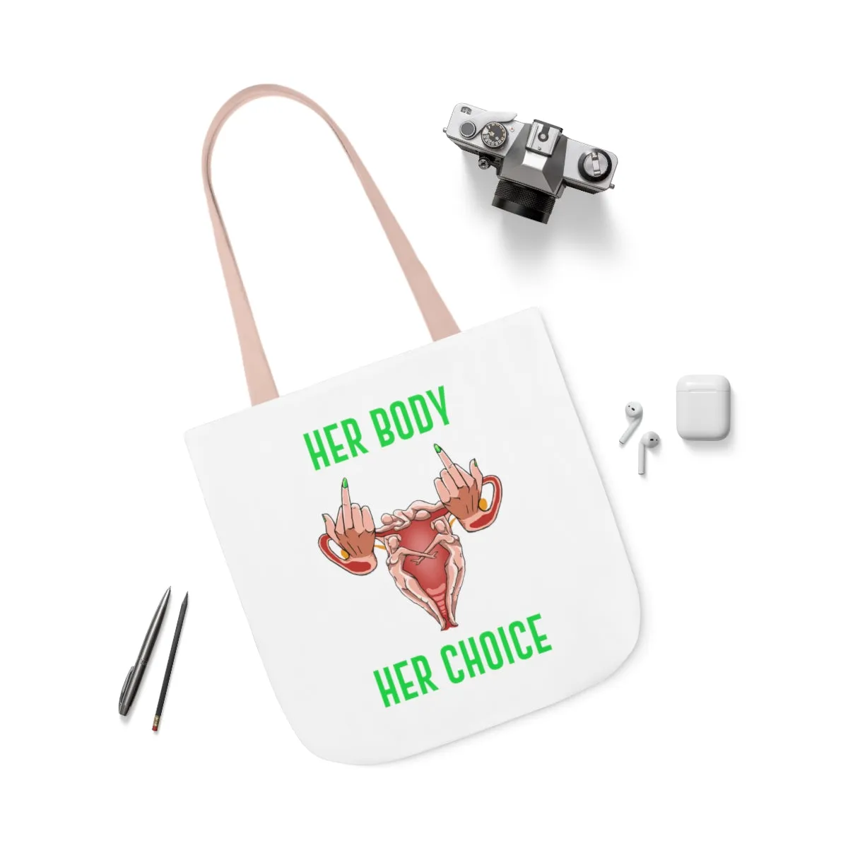 IAC  Accessories Bags  Polyester Canvas Tote Bag / Her Body Her Choice