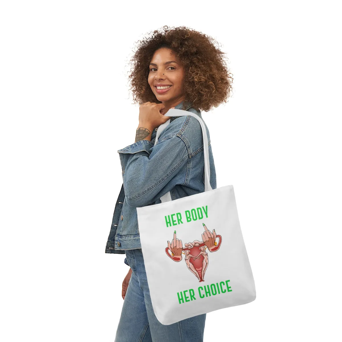 IAC  Accessories Bags  Polyester Canvas Tote Bag / Her Body Her Choice
