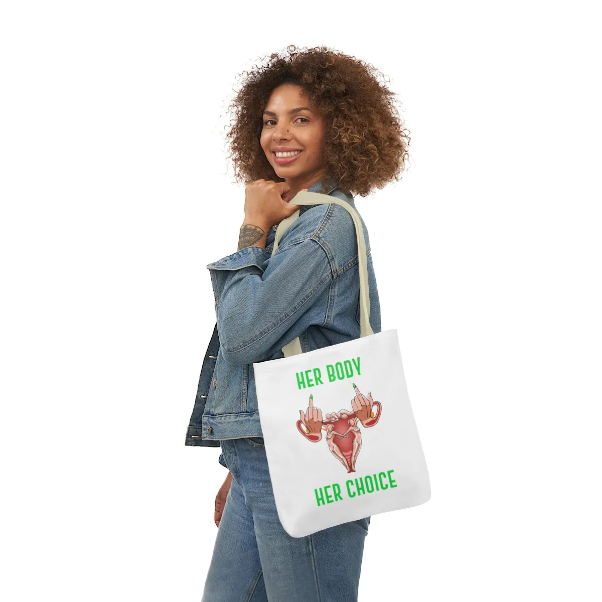 IAC  Accessories Bags  Polyester Canvas Tote Bag / Her Body Her Choice
