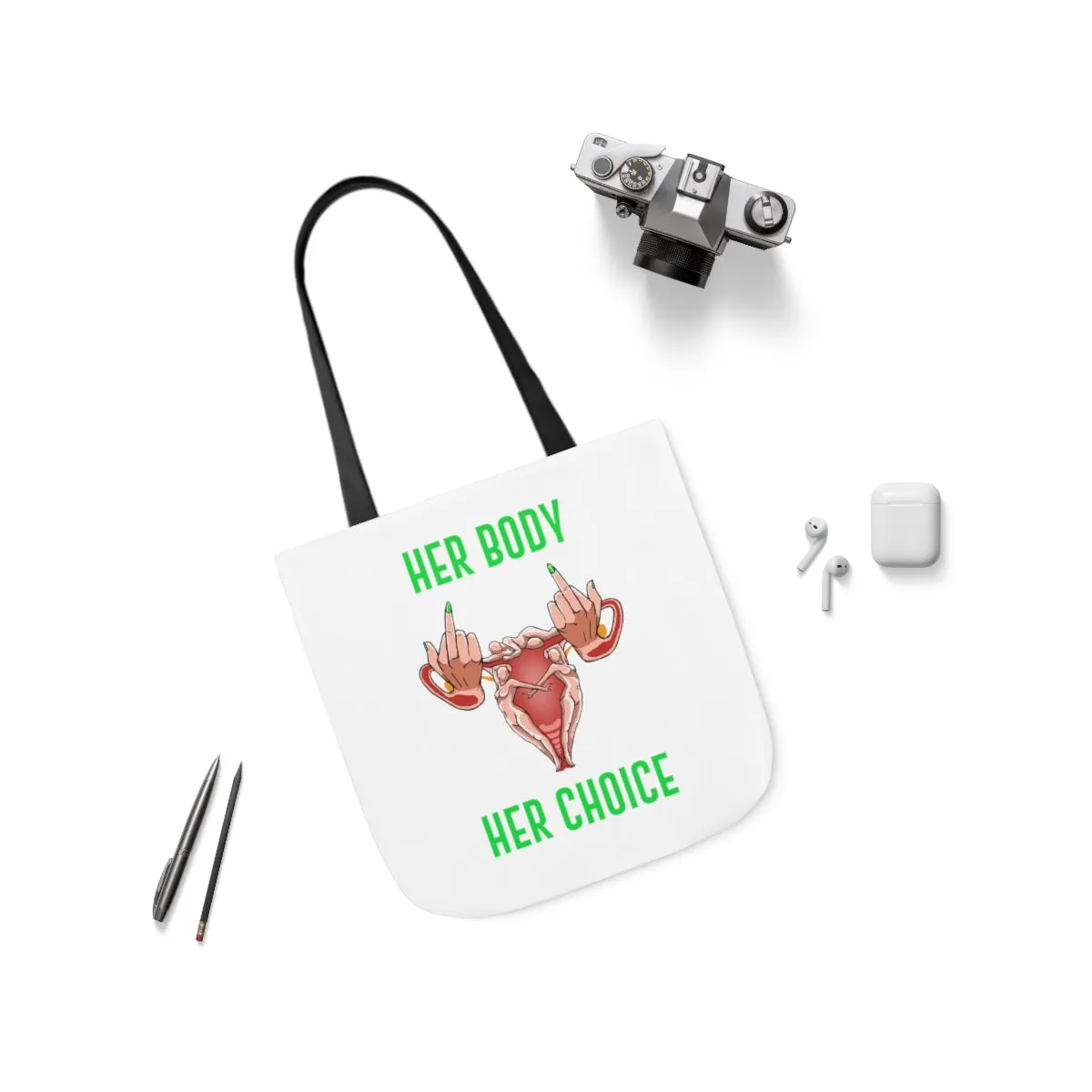 IAC  Accessories Bags  Polyester Canvas Tote Bag / Her Body Her Choice