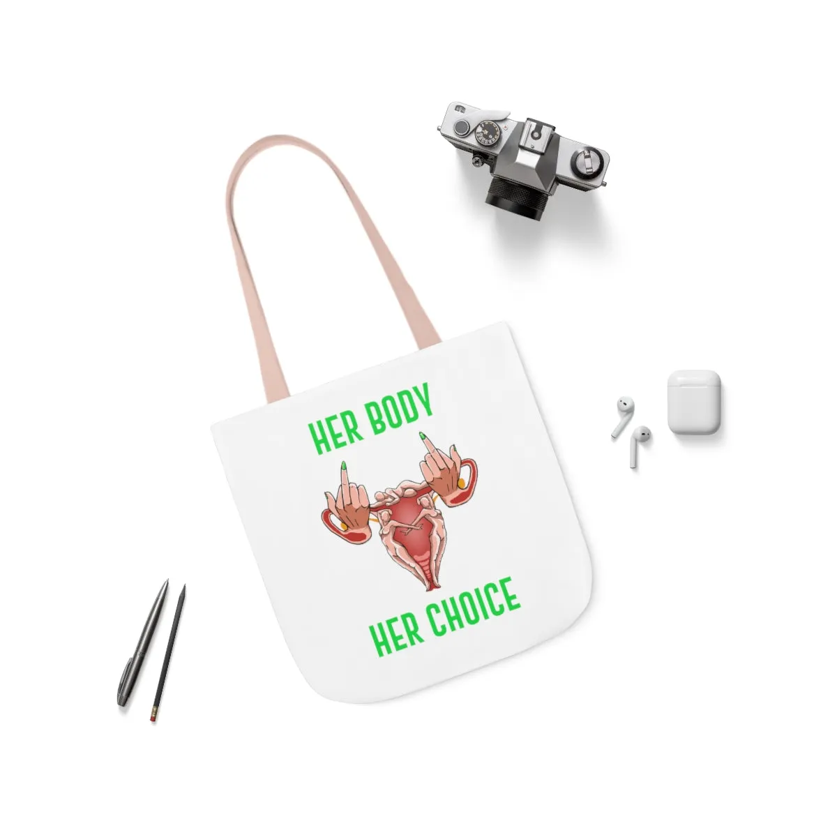 IAC  Accessories Bags  Polyester Canvas Tote Bag / Her Body Her Choice