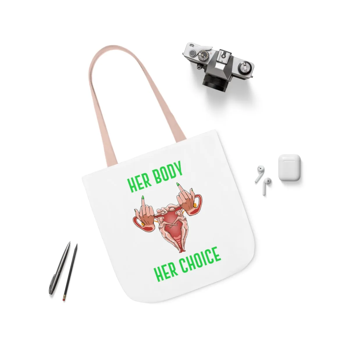 IAC  Accessories Bags  Polyester Canvas Tote Bag / Her Body Her Choice