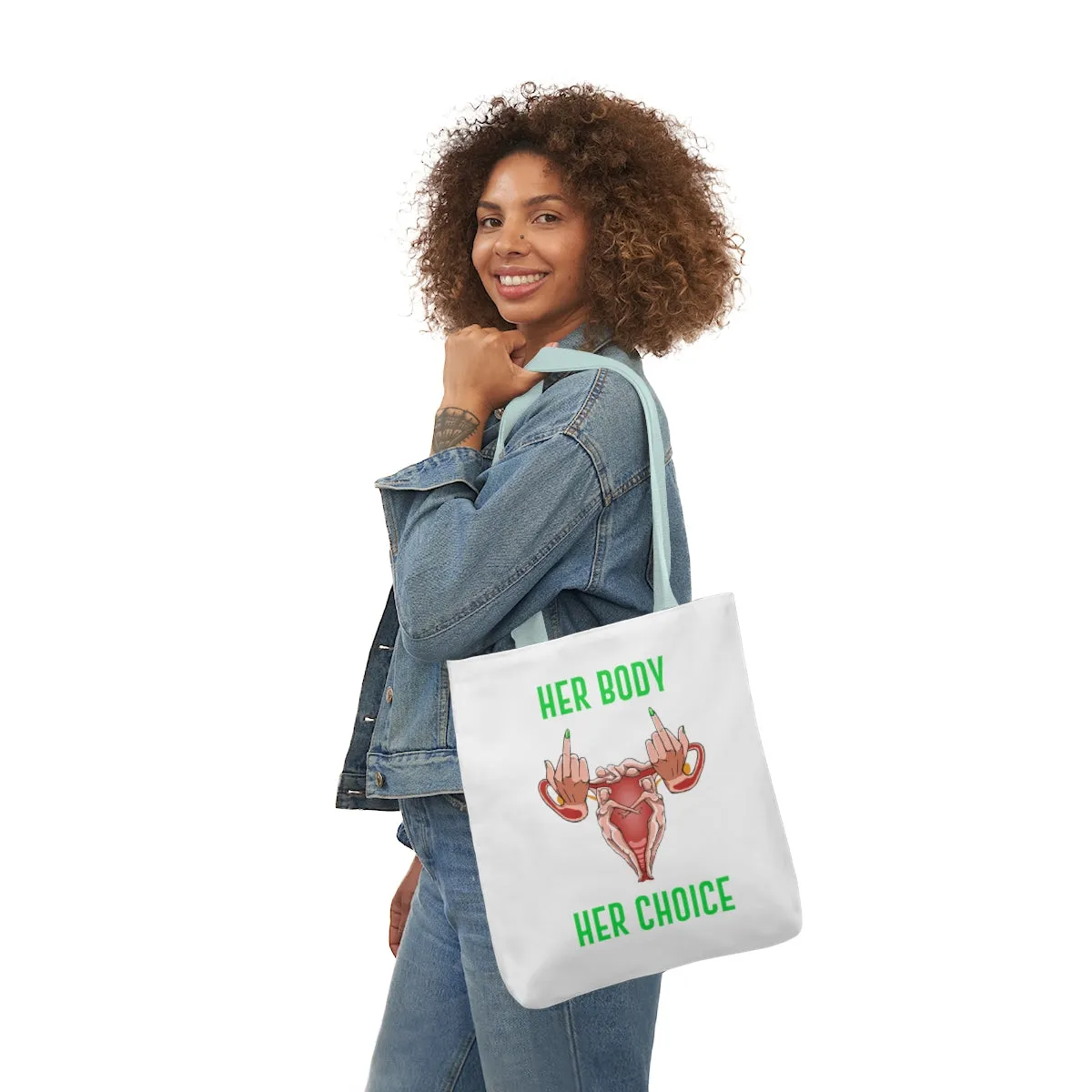 IAC  Accessories Bags  Polyester Canvas Tote Bag / Her Body Her Choice