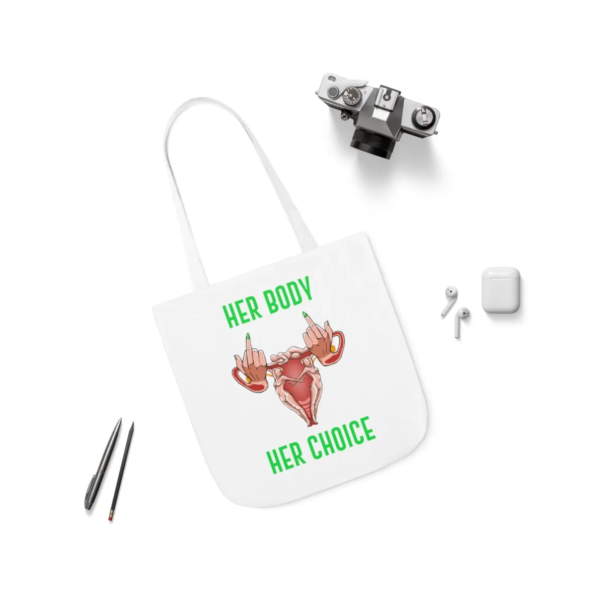 IAC  Accessories Bags  Polyester Canvas Tote Bag / Her Body Her Choice