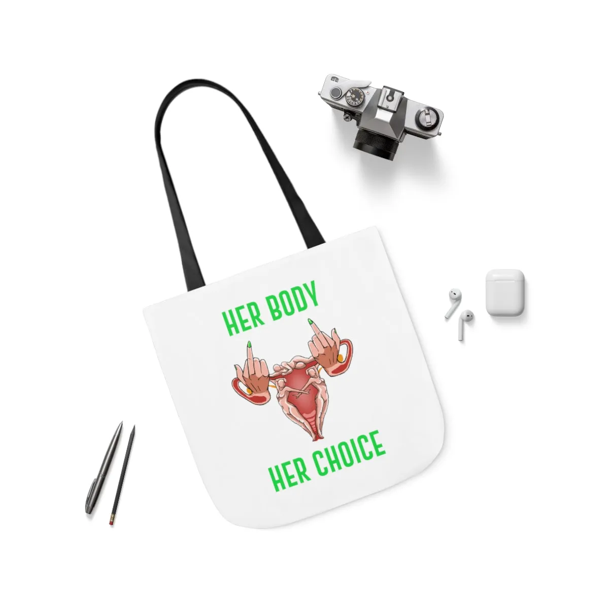IAC  Accessories Bags  Polyester Canvas Tote Bag / Her Body Her Choice