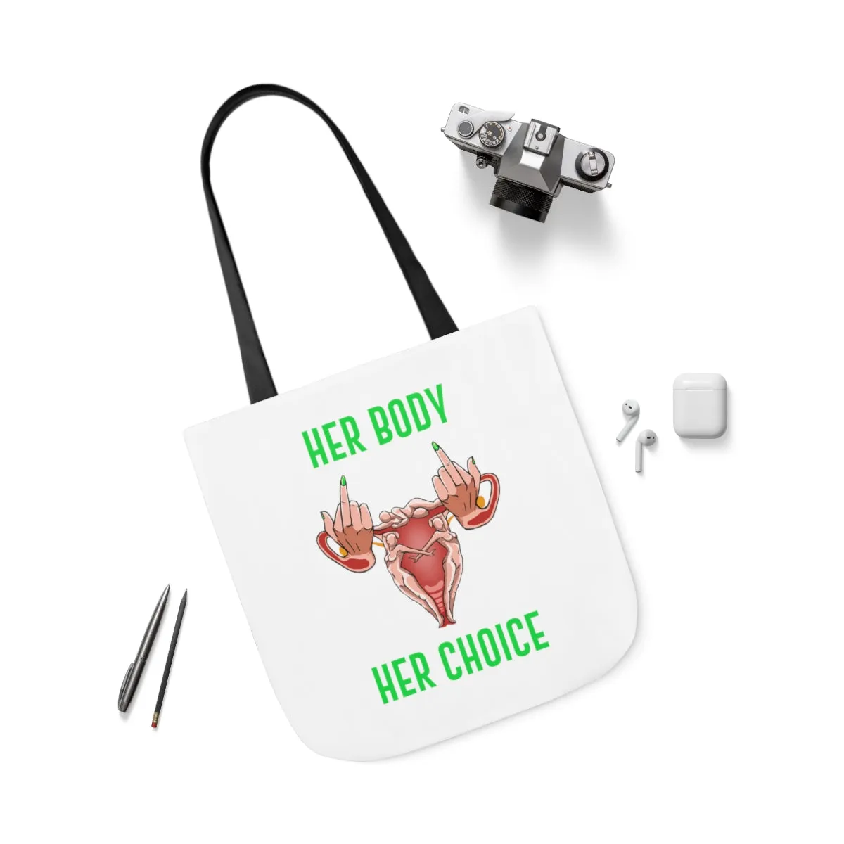 IAC  Accessories Bags  Polyester Canvas Tote Bag / Her Body Her Choice