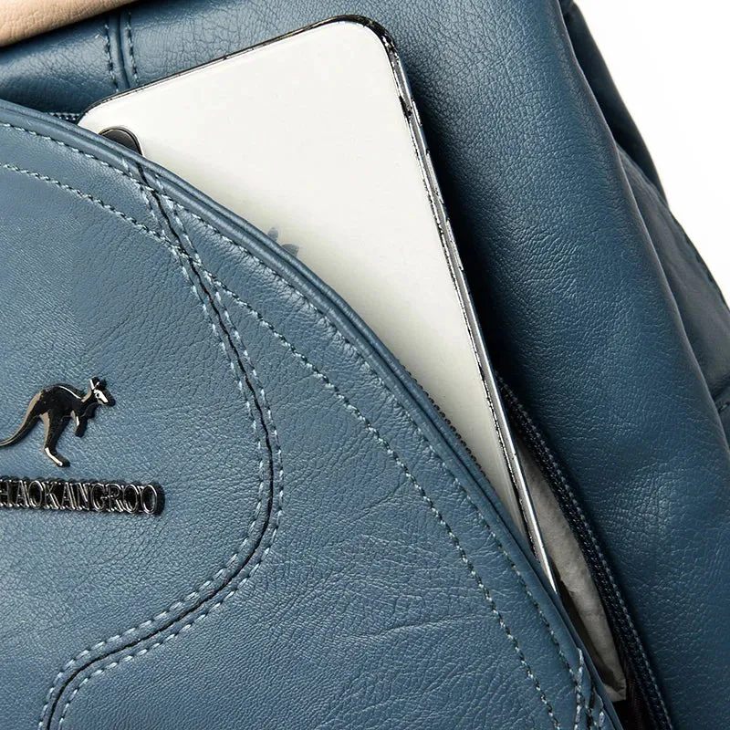 Leather Backpacks Chest Bag