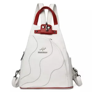Leather Backpacks Chest Bag