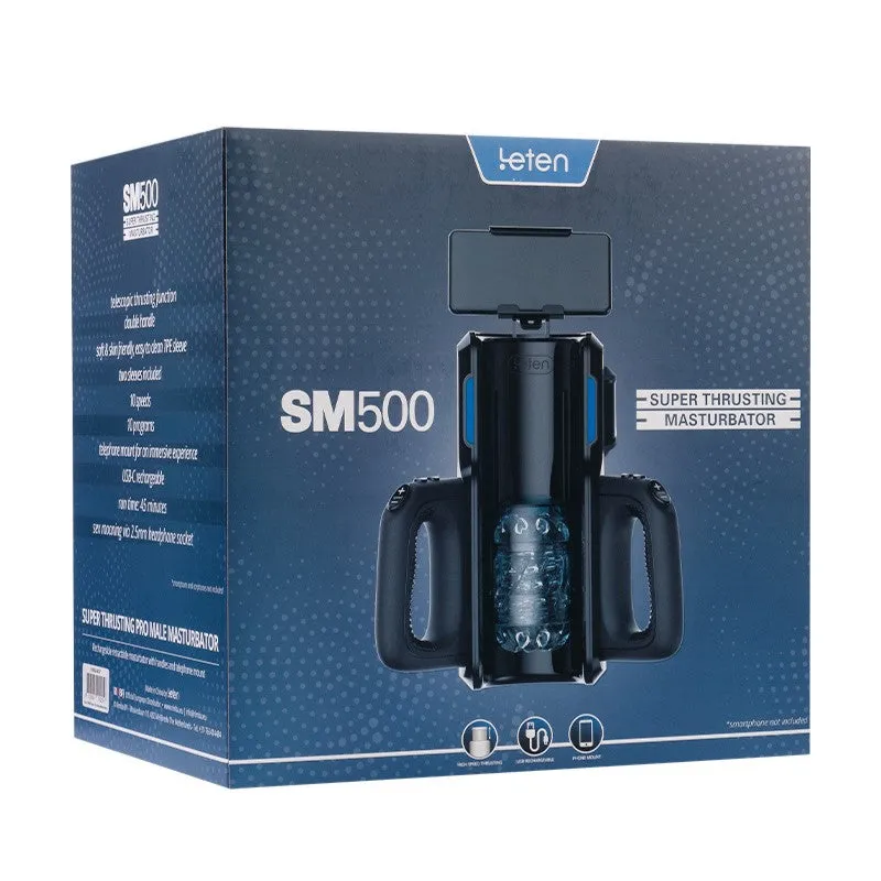 Leten SM 500 Super Thrusting Masturbator With Phone Mount