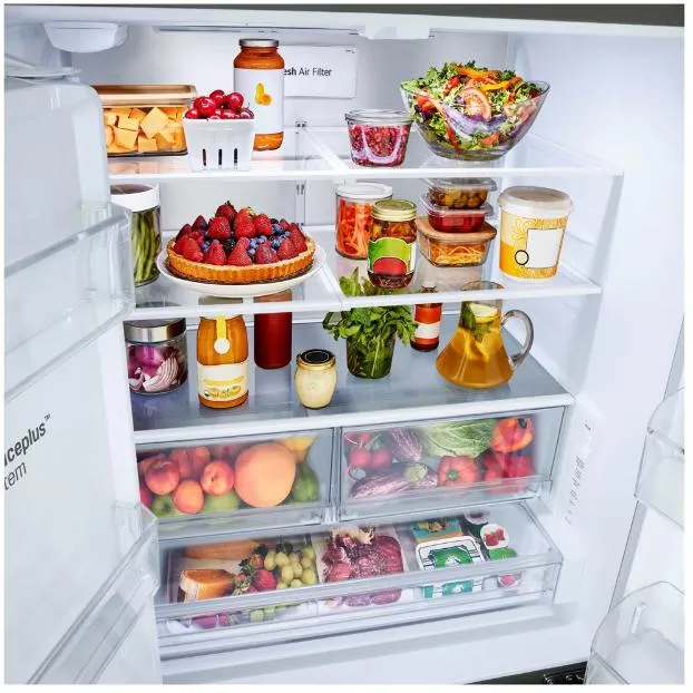 LG 36-inch, 23.7 cu. ft. Counter-Depth French 3-Door Refrigerator with Wi-Fi LF24Z6530S