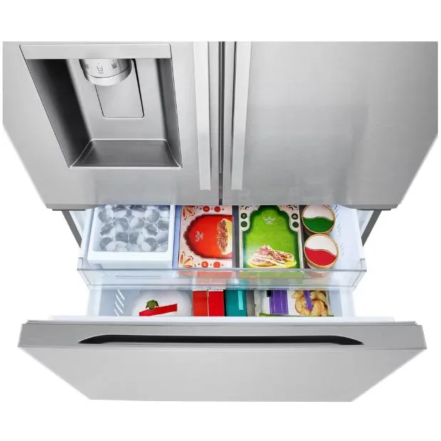 LG 36-inch, 23.7 cu. ft. Counter-Depth French 3-Door Refrigerator with Wi-Fi LF24Z6530S
