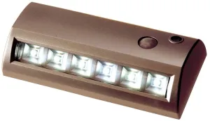 Light It 20032-307 Motion Activated Path Light, AA Battery, 6-Lamp, LED Lamp, 42 Lumens, 7000 K Color Temp, Plastic :CD: QUANTITY: 1