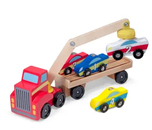 Melissa & Doug - Classic Toy Magnetic Car Loader