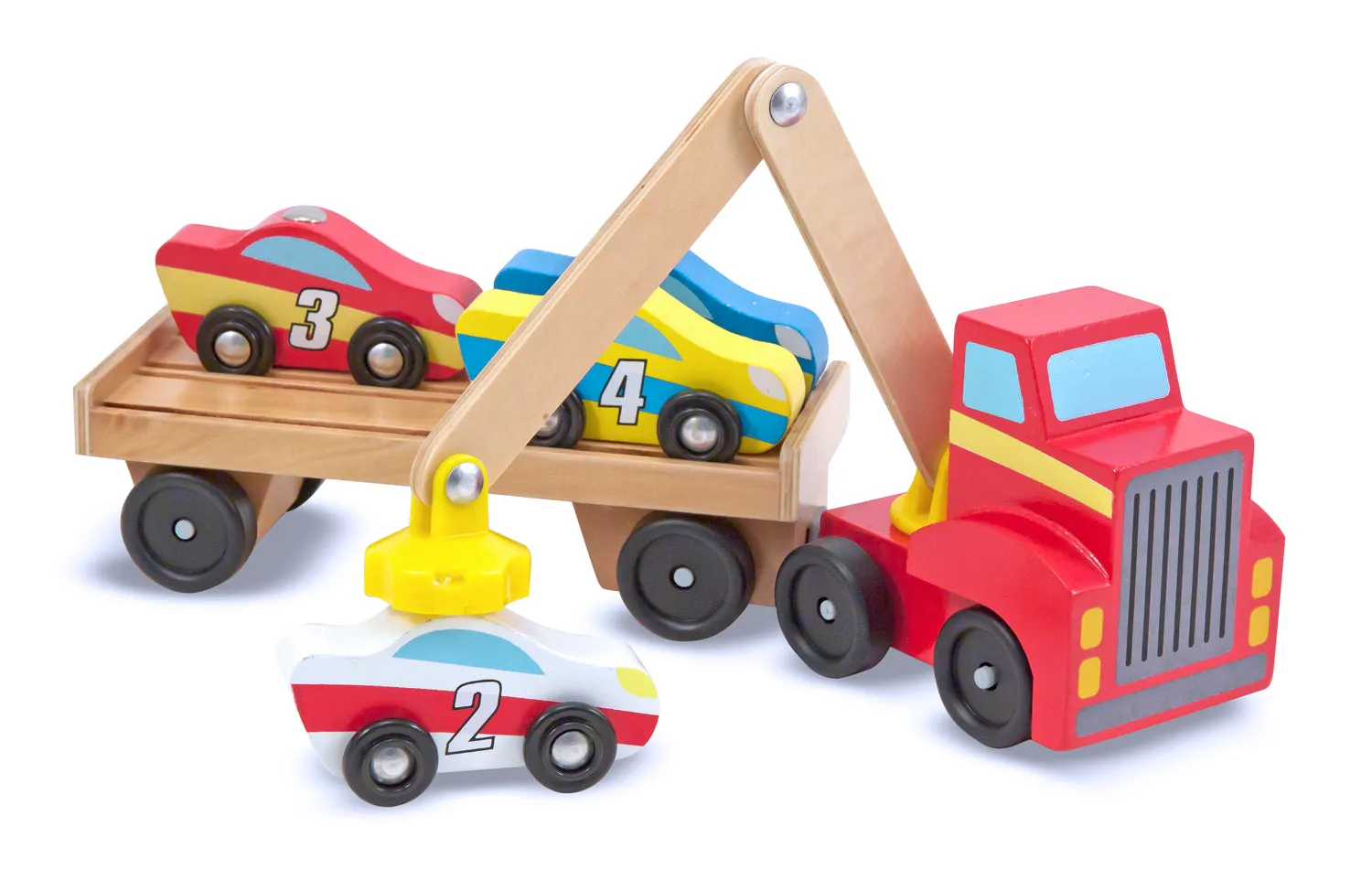 Melissa & Doug - Classic Toy Magnetic Car Loader