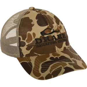 Mesh Back Camo Cap- Old School Camo