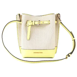 Michael Kors Emilia bag, white-yellow