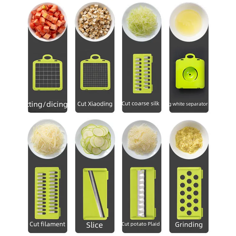 Multifunctional Food Cutter – Slice, Shred, and Cube With Ease