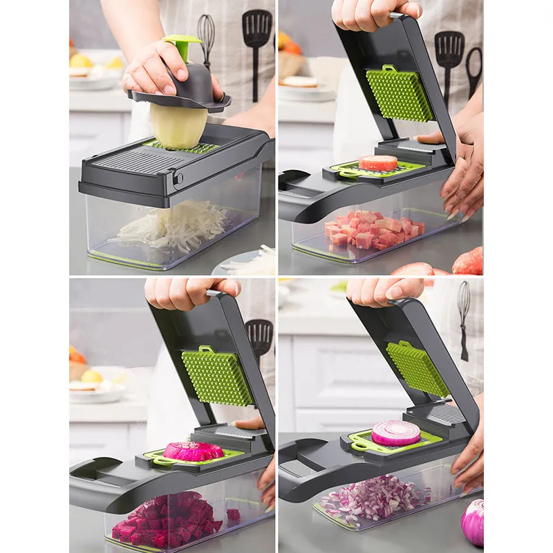 Multifunctional Food Cutter – Slice, Shred, and Cube With Ease