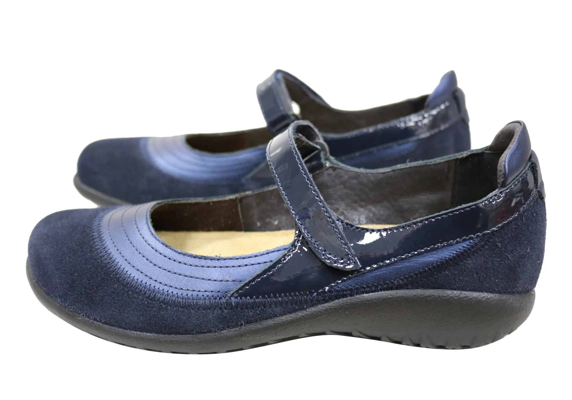 Naot Kirei Womens Comfort Leather Orthotic Friendly Mary Jane Shoes