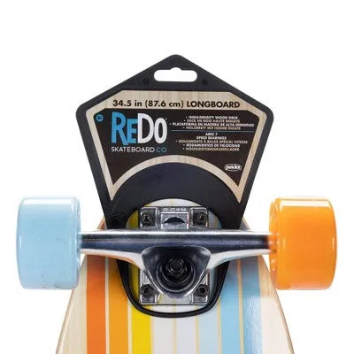 Open Box - ReDo Skateboard Co. San Diego Longboard Skateboard - Tropical Teal