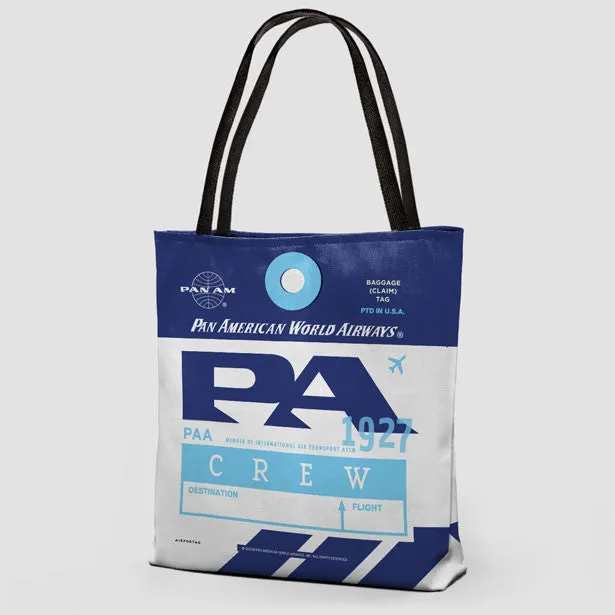 PA - Pan Am - Tote Bag