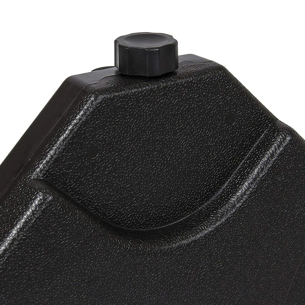 Pack of 4 Square Sand/Water Fillable Parasol Base Weights